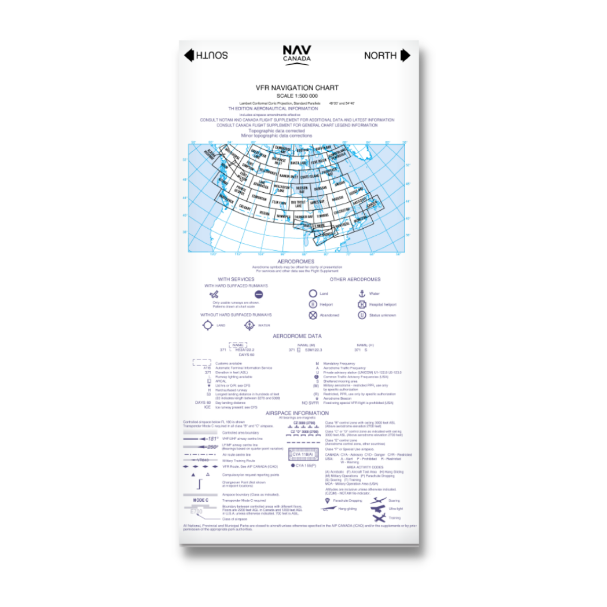 Navchart Bc VNC | Canada VFR Navigational Charts – Level Flight