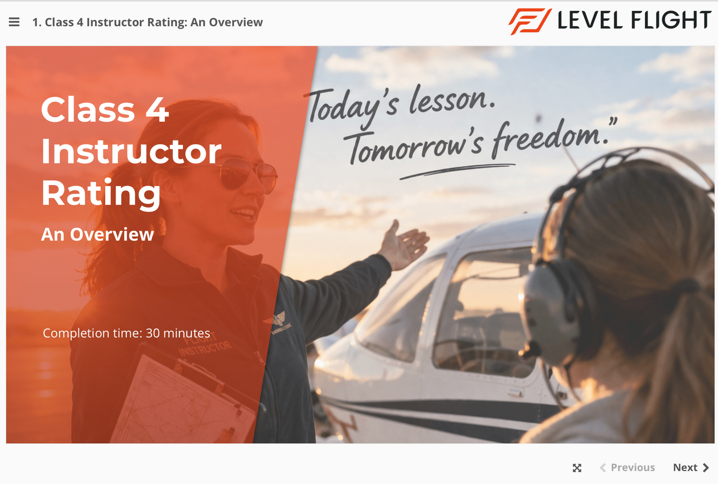 Class IV Instructor Foundations